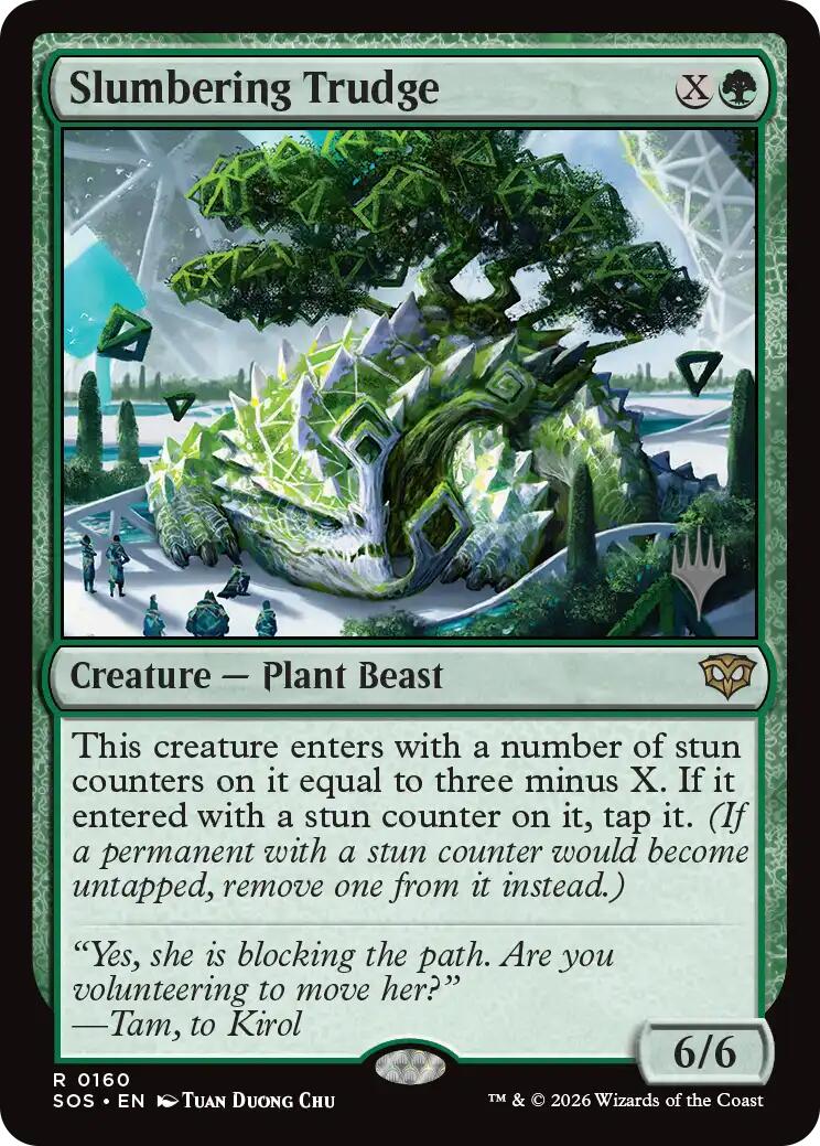 Slumbering Trudge [Secrets of Strixhaven Promos] | Red Claw Gaming