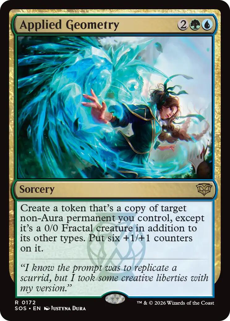 Applied Geometry [Secrets of Strixhaven Promos] | Red Claw Gaming