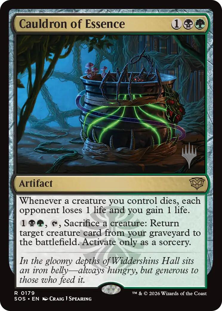 Cauldron of Essence [Secrets of Strixhaven Promos] | Red Claw Gaming