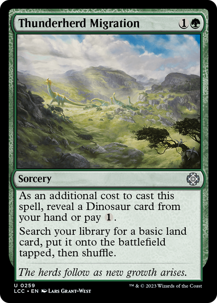 Thunderherd Migration [The Lost Caverns of Ixalan Commander] MTG Single Magic: The Gathering | Red Claw Gaming