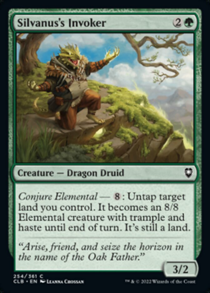 Silvanus's Invoker [Commander Legends: Battle for Baldur's Gate] MTG Single Magic: The Gathering | Red Claw Gaming