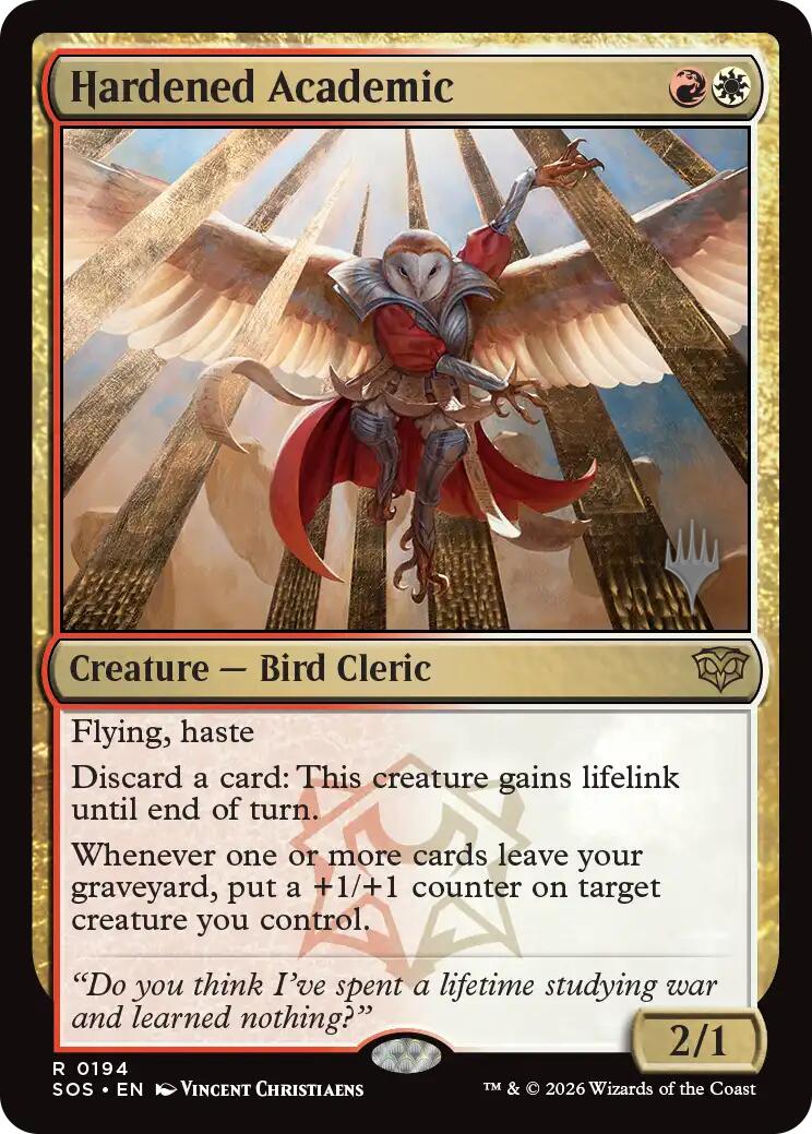 Hardened Academic [Secrets of Strixhaven Promos] | Red Claw Gaming
