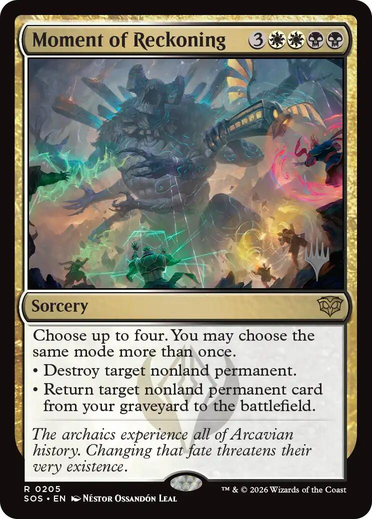 Moment of Reckoning [Secrets of Strixhaven Promos] | Red Claw Gaming
