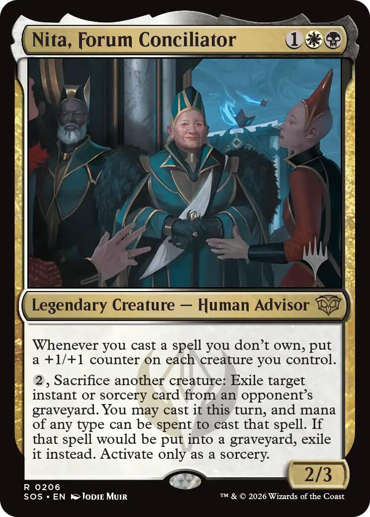 Nita, Forum Conciliator [Secrets of Strixhaven Promos] | Red Claw Gaming
