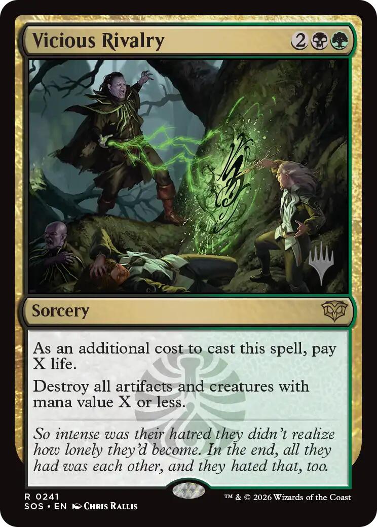 Vicious Rivalry [Secrets of Strixhaven Promos] | Red Claw Gaming