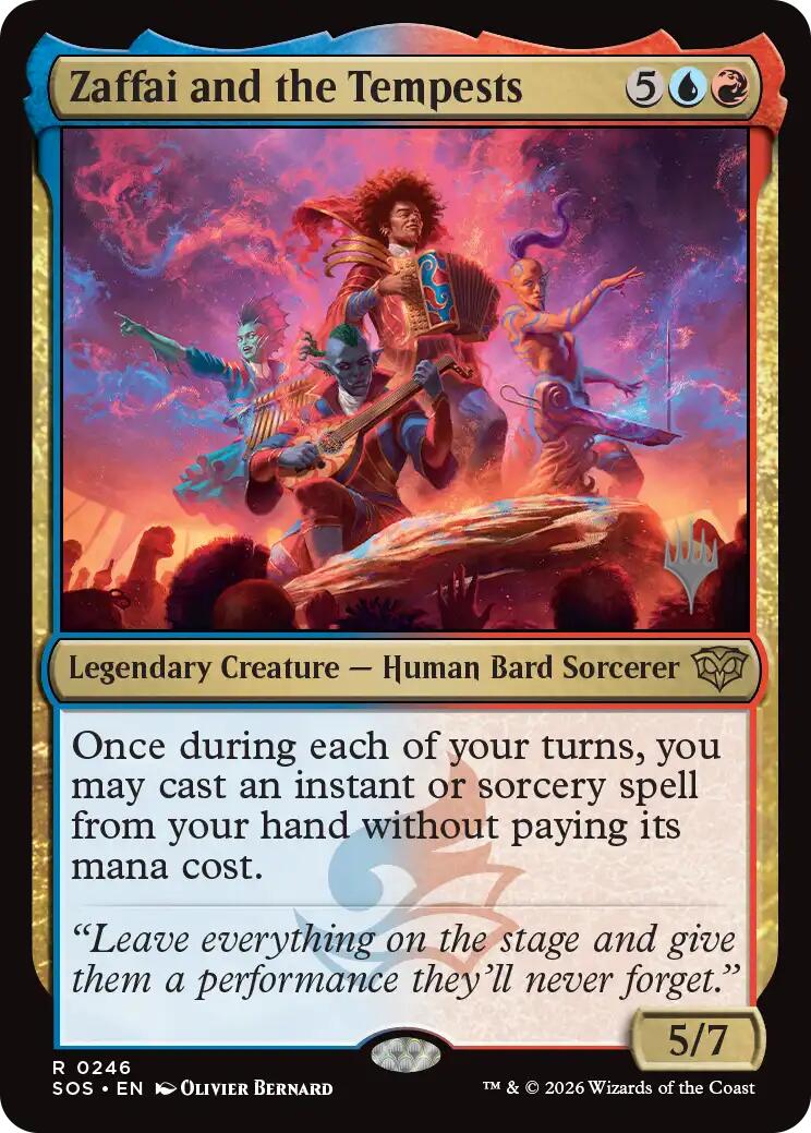 Zaffai and the Tempests [Secrets of Strixhaven Promos] | Red Claw Gaming