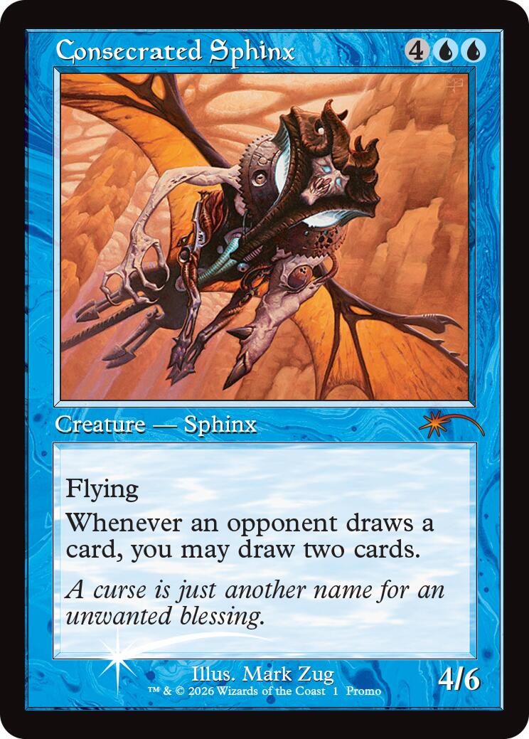 Consecrated Sphinx (Retro Frame) [MagicFest 2025] MTG Single Magic: The Gathering | Red Claw Gaming