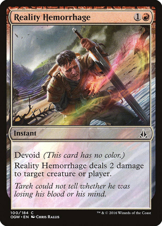Reality Hemorrhage [Oath of the Gatewatch] MTG Single Magic: The Gathering | Red Claw Gaming