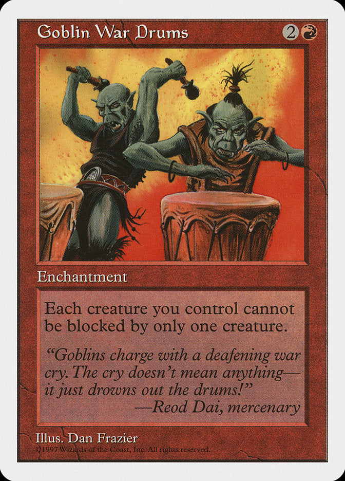 Goblin War Drums [Fifth Edition] MTG Single Magic: The Gathering | Red Claw Gaming