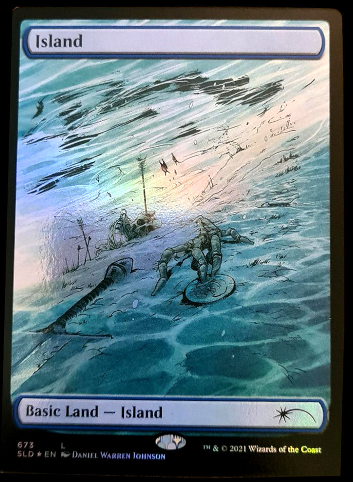 Island (673) [Secret Lair Drop Promos] MTG Single Magic: The Gathering | Red Claw Gaming