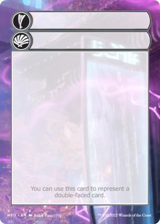 Helper Card (5/9) [Kamigawa: Neon Dynasty Tokens] MTG Single Magic: The Gathering | Red Claw Gaming