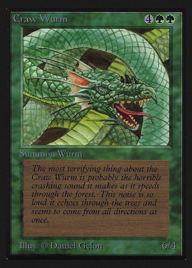 Craw Wurm [Collectors' Edition] MTG Single Magic: The Gathering | Red Claw Gaming