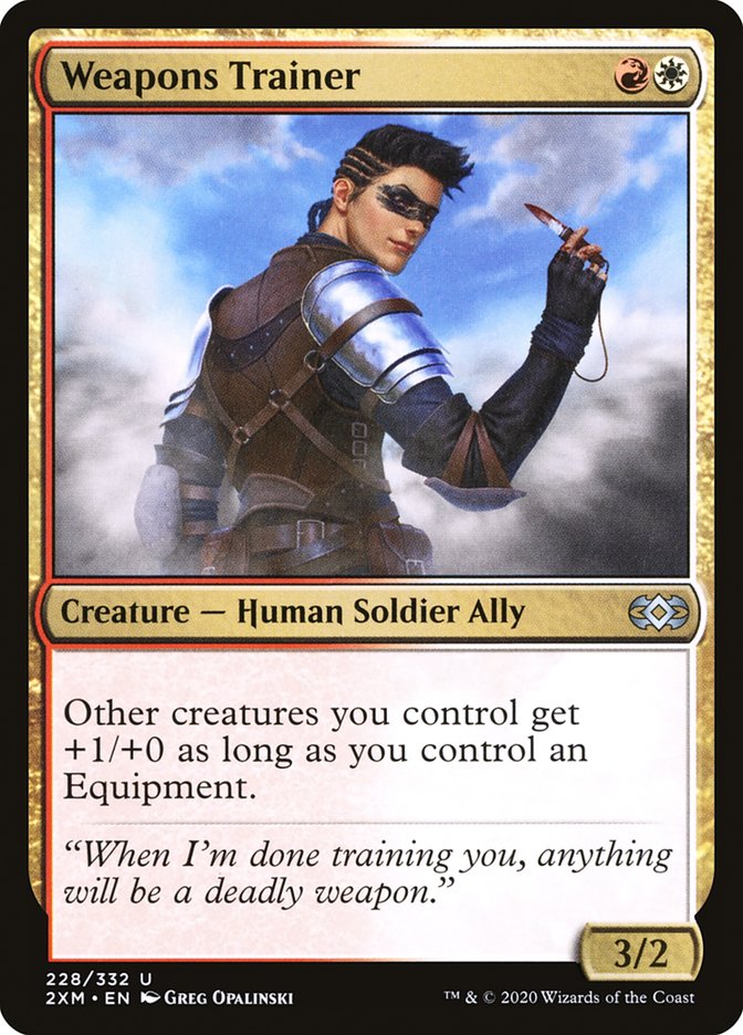 Weapons Trainer [Double Masters] MTG Single Magic: The Gathering | Red Claw Gaming