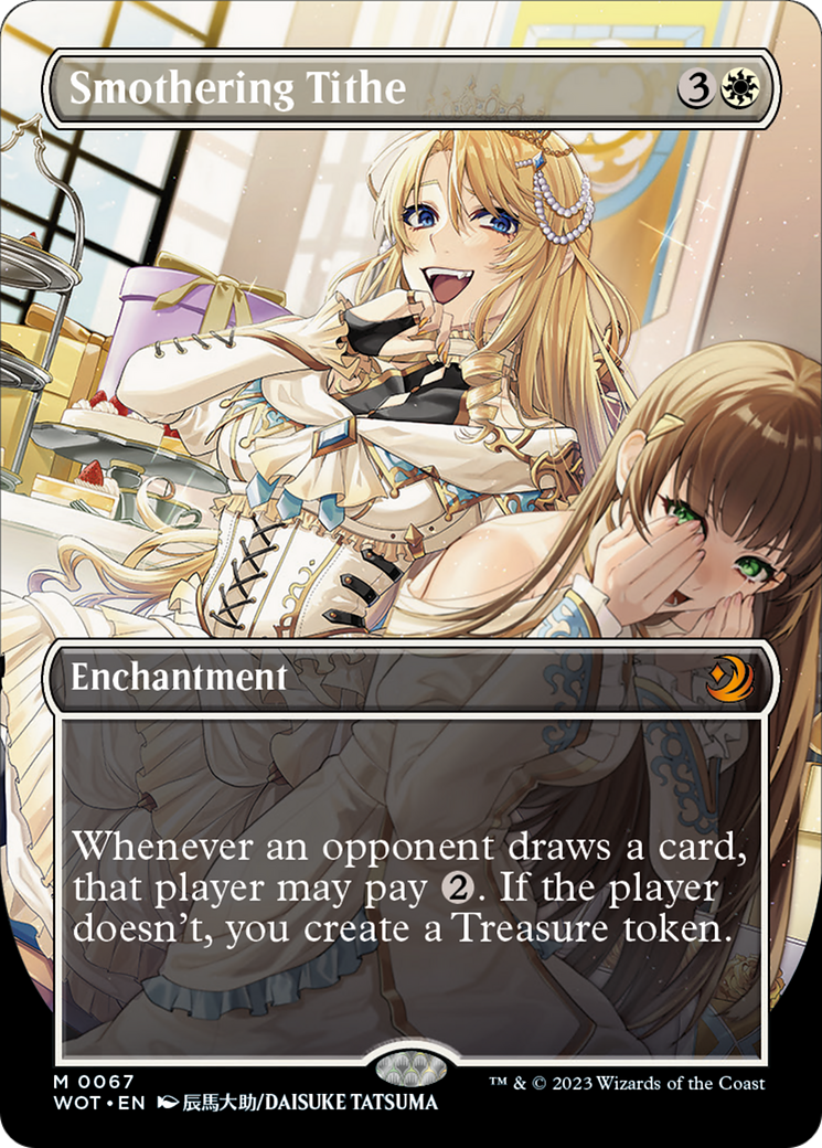Smothering Tithe (Anime Borderless) [Wilds of Eldraine: Enchanting Tales] MTG Single Magic: The Gathering | Red Claw Gaming