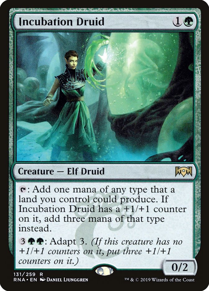 Incubation Druid [Ravnica Allegiance] MTG Single Magic: The Gathering | Red Claw Gaming