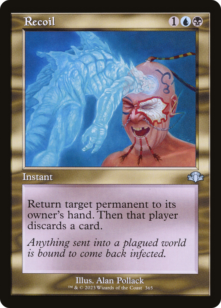 Recoil (Retro) [Dominaria Remastered] MTG Single Magic: The Gathering | Red Claw Gaming