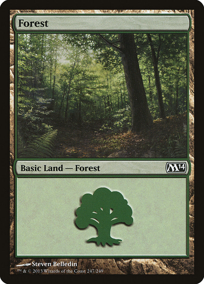Forest (247) [Magic 2014] MTG Single Magic: The Gathering | Red Claw Gaming