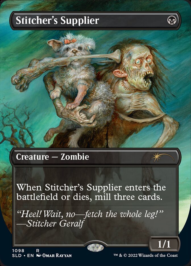 Stitcher's Supplier (Borderless) [Secret Lair Drop Series] MTG Single Magic: The Gathering | Red Claw Gaming