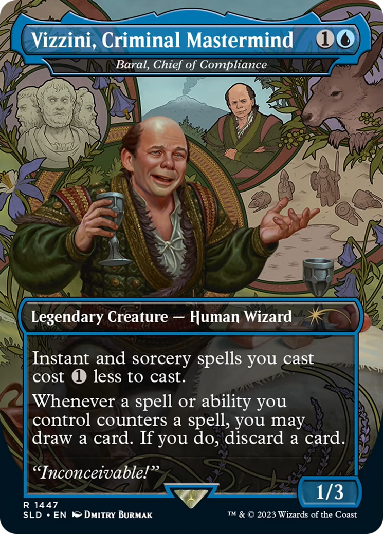 Vizzini, Criminal Mastermind - Baral, Chief of Compliance [Secret Lair Drop Series] MTG Single Magic: The Gathering | Red Claw Gaming
