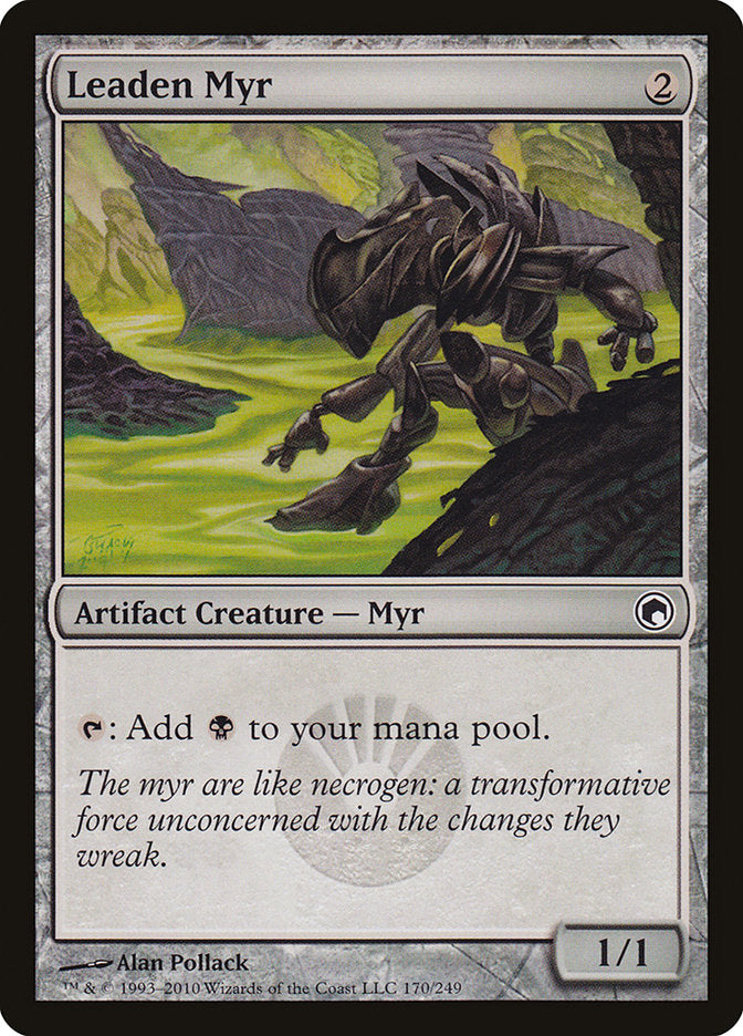 Leaden Myr [Scars of Mirrodin] MTG Single Magic: The Gathering | Red Claw Gaming