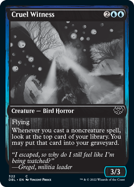 Cruel Witness [Innistrad: Double Feature] MTG Single Magic: The Gathering | Red Claw Gaming