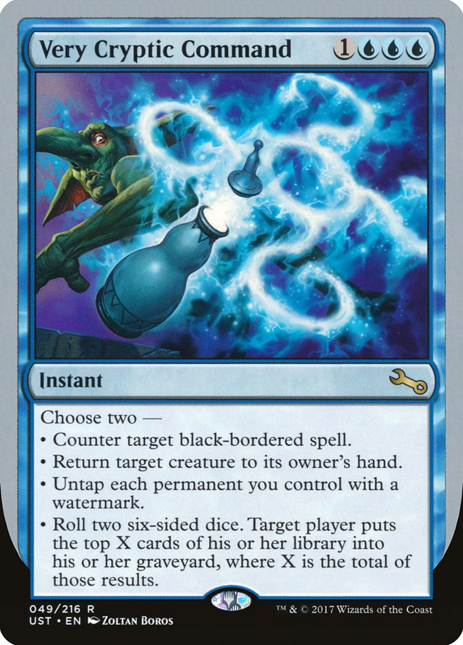 Very Cryptic Command (Counter) [Unstable] MTG Single Magic: The Gathering | Red Claw Gaming