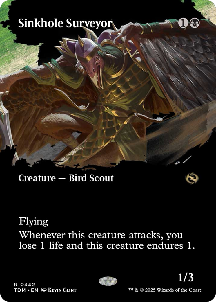 Sinkhole Surveyor (Borderless) [Tarkir: Dragonstorm] MTG Single Magic: The Gathering | Red Claw Gaming