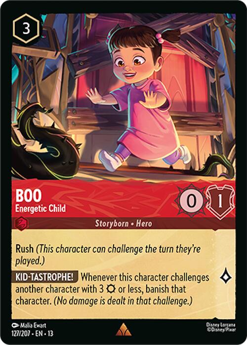 Boo - Energetic Child (127/207) [Attack of the Vine!] Lorcana Single Disney | Red Claw Gaming