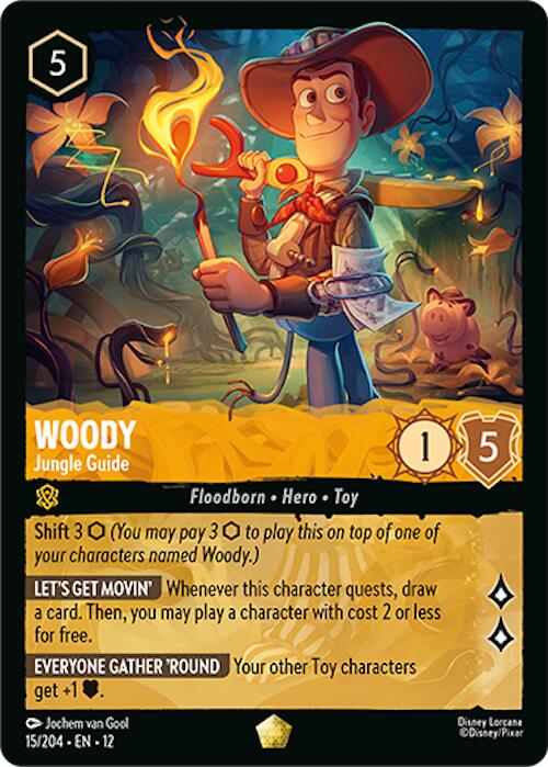 Woody - Jungle Guide (15/204) [Wilds Unknown] Lorcana Single Disney | Red Claw Gaming