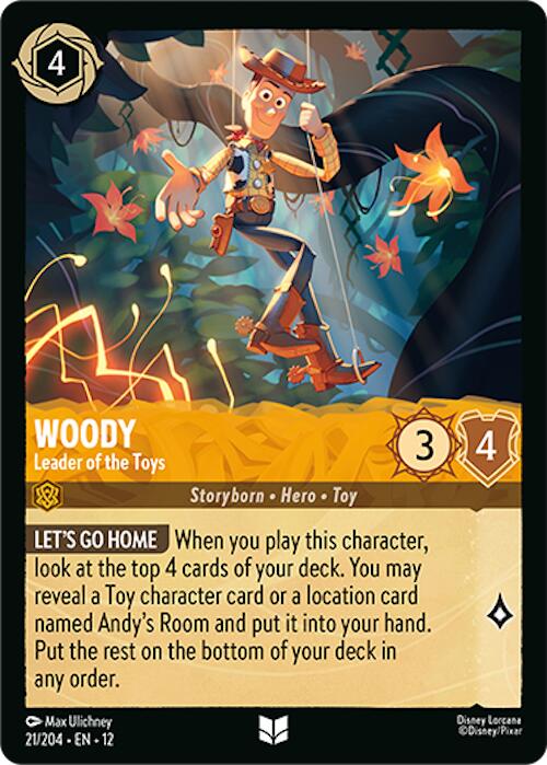 Woody - Leader of the Toys (21/204) [Wilds Unknown] Lorcana Single Disney | Red Claw Gaming