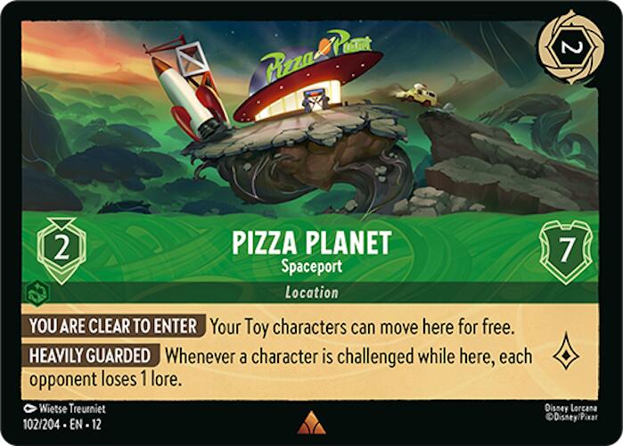 Pizza Planet - Spaceport (102/204) [Wilds Unknown] Lorcana Single Disney | Red Claw Gaming