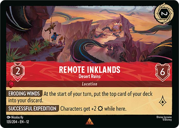 Remote Inklands - Desert Ruins (135/204) [Wilds Unknown] Lorcana Single Disney | Red Claw Gaming