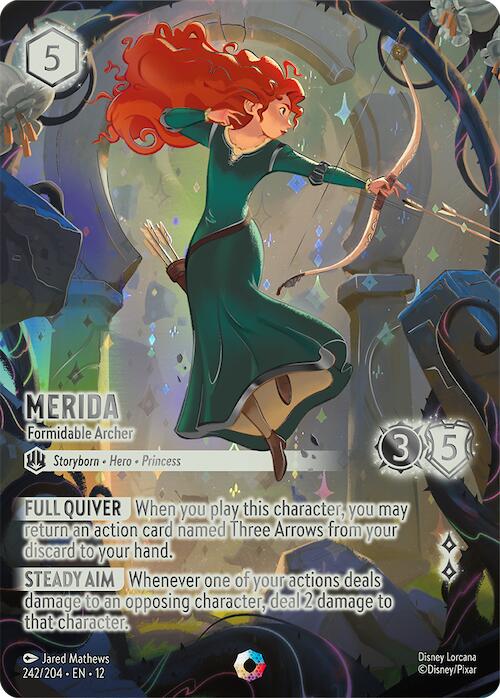 Merida - Formidable Archer (Iconic) (242/204) [Wilds Unknown] Lorcana Single Disney | Red Claw Gaming