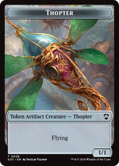 Thopter // Fractal (0004) Double-Sided Token [Secrets of Strixhaven Commander Tokens] MTG Single Magic: The Gathering | Red Claw Gaming