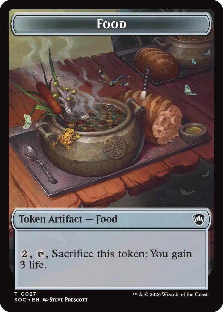 Food // City's Blessing Double-Sided Token [Secrets of Strixhaven Commander Tokens] MTG Single Magic: The Gathering | Red Claw Gaming