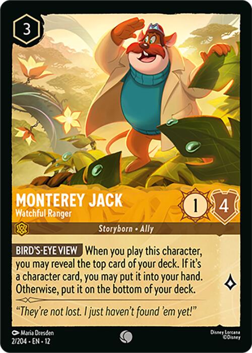 Monterey Jack - Watchful Ranger (2/204) [Wilds Unknown] Lorcana Single Disney | Red Claw Gaming