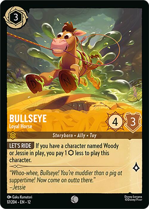 Bullseye - Loyal Horse (17/204) [Wilds Unknown] Lorcana Single Disney | Red Claw Gaming