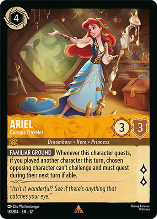 Ariel - Curious Traveler (18/204) [Wilds Unknown] Lorcana Single Disney | Red Claw Gaming