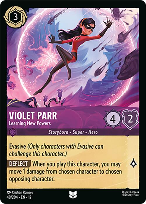 Violet Parr - Learning New Powers (48/204) [Wilds Unknown] Lorcana Single Disney | Red Claw Gaming