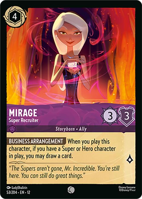 Mirage - Super Recruiter (53/204) [Wilds Unknown] Lorcana Single Disney | Red Claw Gaming
