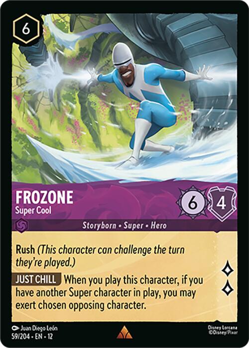 Frozone - Super Cool (59/204) [Wilds Unknown] Lorcana Single Disney | Red Claw Gaming