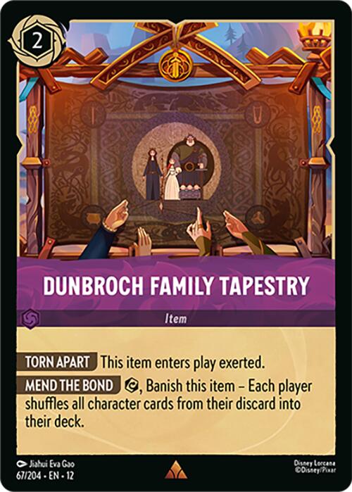 DunBroch Family Tapestry (67/204) [Wilds Unknown] Lorcana Single Disney | Red Claw Gaming