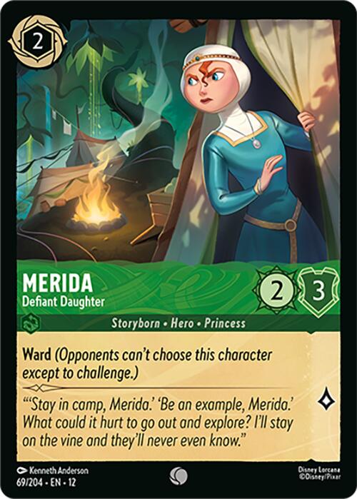 Merida - Defiant Daughter (69/204) [Wilds Unknown] Lorcana Single Disney | Red Claw Gaming