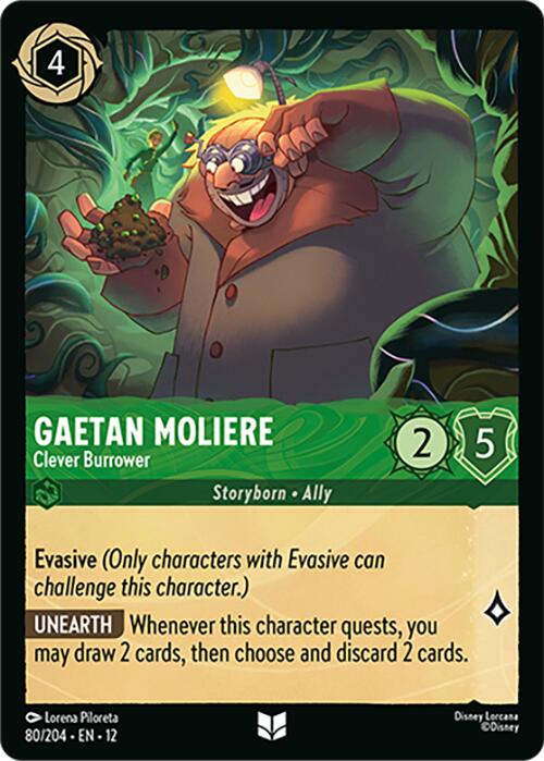 Gaetan Moliere - Clever Burrower (80/204) [Wilds Unknown] Lorcana Single Disney | Red Claw Gaming