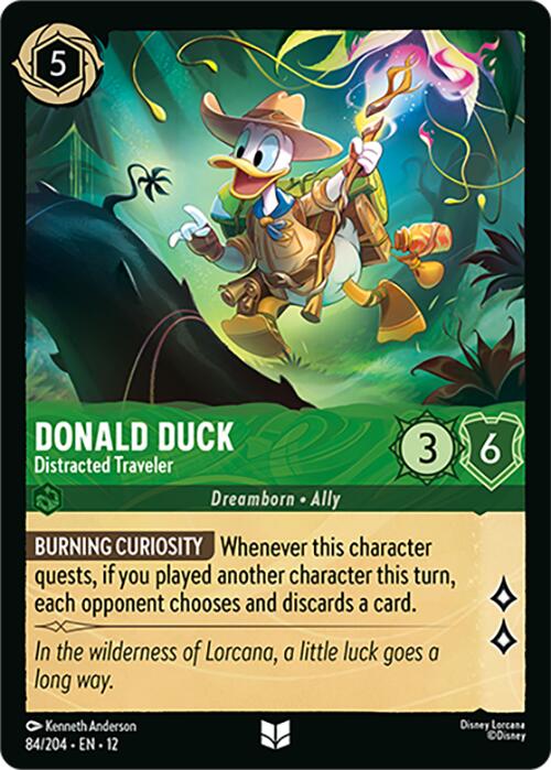 Donald Duck - Distracted Traveler (84/204) [Wilds Unknown] Lorcana Single Disney | Red Claw Gaming
