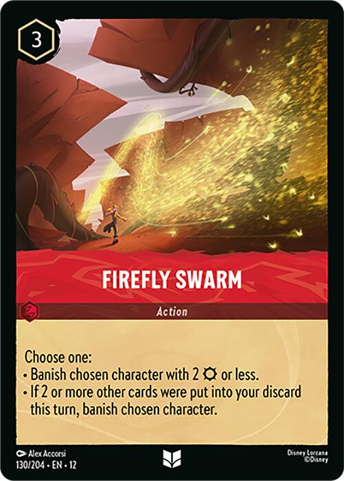 Firefly Swarm (130/204) [Wilds Unknown] Lorcana Single Disney | Red Claw Gaming