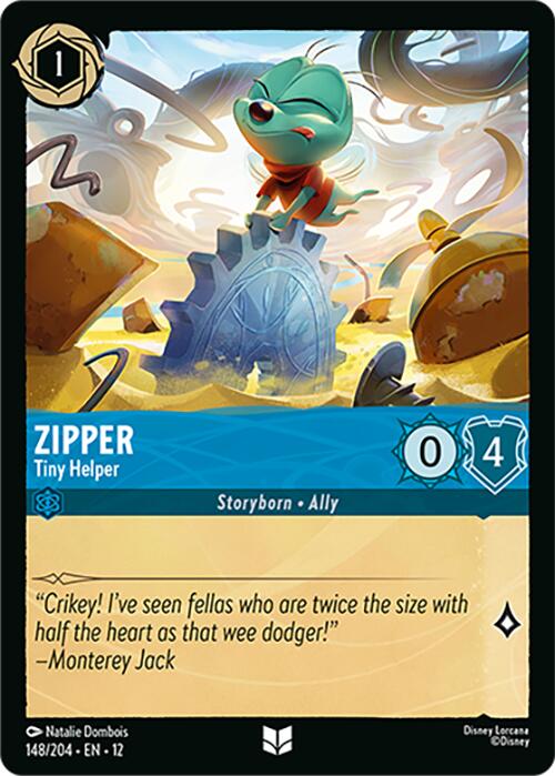 Zipper - Tiny Helper (148/204) [Wilds Unknown] Lorcana Single Disney | Red Claw Gaming