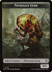 Phyrexian Germ // Thopter Double-Sided Token [Secrets of Strixhaven Commander Tokens] MTG Single Magic: The Gathering | Red Claw Gaming