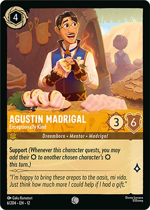 Agustin Madrigal - Exceptionally Kind (6/204) [Wilds Unknown] Lorcana Single Disney | Red Claw Gaming