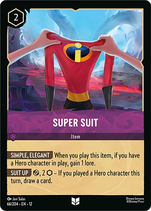 Super Suit (66/204) [Wilds Unknown] Lorcana Single Disney | Red Claw Gaming